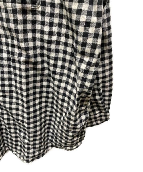 CarHartt（カーハート）CarHartt (カーハート) チェックネルシャツ ブラック×ホワイト サイズ:3XLの古着・服飾アイテム