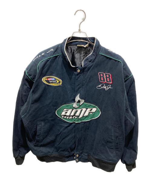 WINNERS CIRCLE（ウィナーズ・サークル）Winners CIRCLE (ウィナーズ・サークル) レーシングジャケット ネイビー２ サイズ:2XLの古着・服飾アイテム