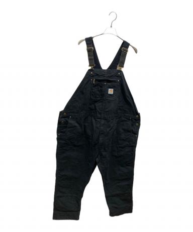 古着　カーハート　中綿　オーバーオール　黒　ブラック 中古・古着通販】CarHartt (カーハート) ダックオーバーオール