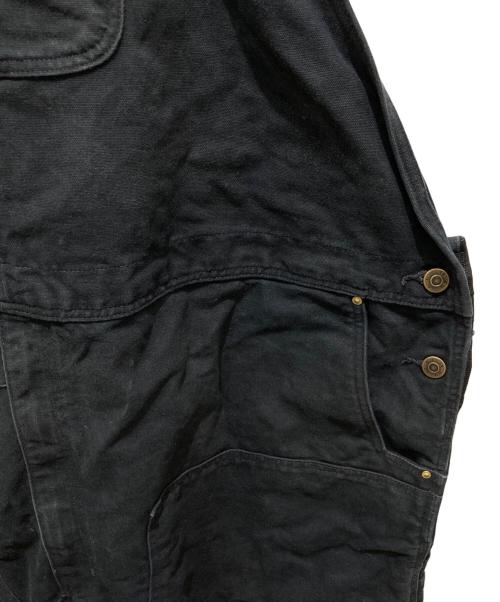 CarHartt（カーハート）CarHartt (カーハート) ダックオーバーオール ブラック サイズ:56の古着・服飾アイテム