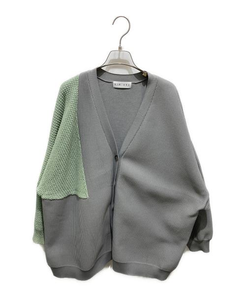 RIM.ARK（リムアーク）RIM.ARK (リムアーク) オーバーサイズニットカーディガン グレー サイズ:FREEの古着・服飾アイテム