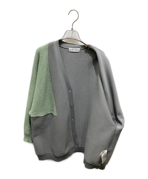 RIM.ARK（リムアーク）RIM.ARK (リムアーク) オーバーサイズニットカーディガン グレー サイズ:FREEの古着・服飾アイテム