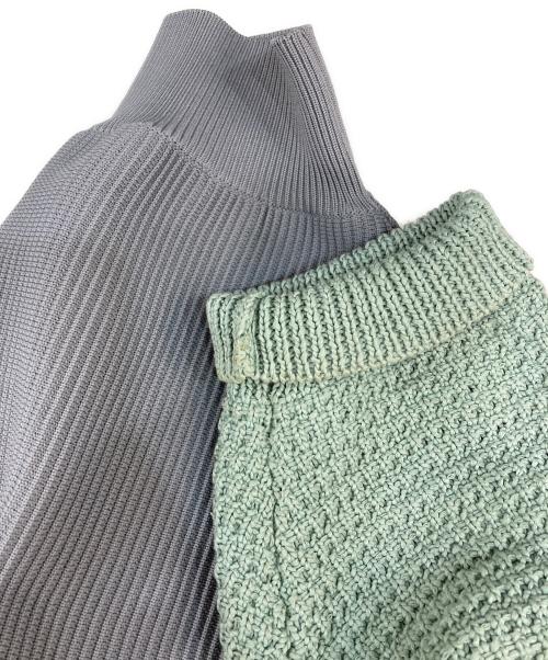 RIM.ARK（リムアーク）RIM.ARK (リムアーク) オーバーサイズニットカーディガン グレー サイズ:FREEの古着・服飾アイテム