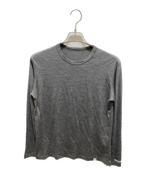 RIDGE MOUNTAIN GEAR（リッジマウンテン ギア）RIDGE MOUNTAIN GEAR (リッジマウンテン ギア) メリノベーシックT グレー サイズ:Sの古着・服飾アイテム
