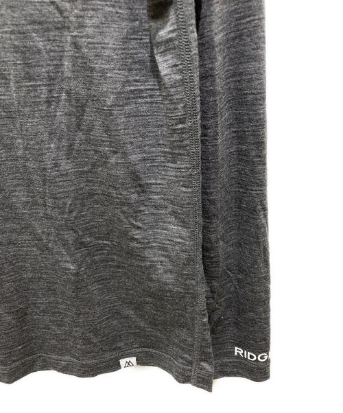 RIDGE MOUNTAIN GEAR（リッジマウンテン ギア）RIDGE MOUNTAIN GEAR (リッジマウンテン ギア) メリノベーシックT グレー サイズ:Sの古着・服飾アイテム