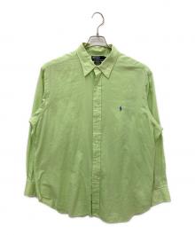 POLO RALPH LAUREN（ポロ・ラルフローレン）の古着「長袖シャツ」｜グリーン