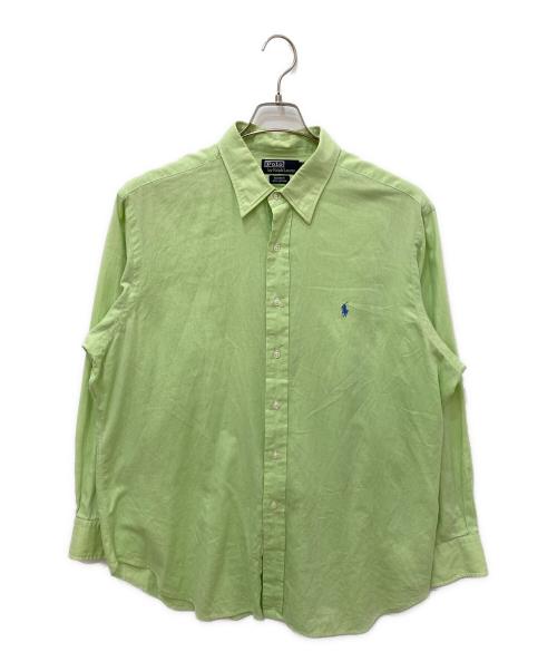 POLO RALPH LAUREN（ポロ・ラルフローレン）POLO RALPH LAUREN (ポロ・ラルフローレン) 長袖シャツ グリーン サイズ: 17 1/2の古着・服飾アイテム