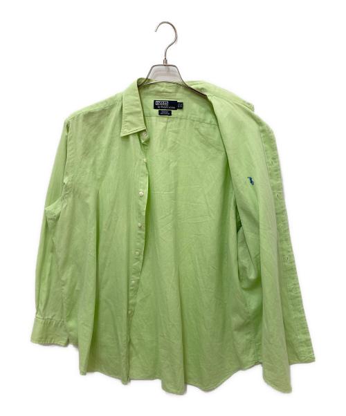 POLO RALPH LAUREN（ポロ・ラルフローレン）POLO RALPH LAUREN (ポロ・ラルフローレン) 長袖シャツ グリーン サイズ: 17 1/2の古着・服飾アイテム