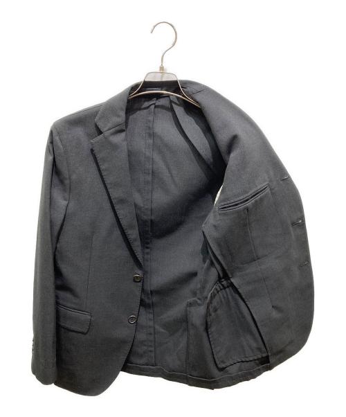 LARDINI（ラルディーニ）LARDINI (ラルディーニ) テーラードジャケット ブラック サイズ:46の古着・服飾アイテム