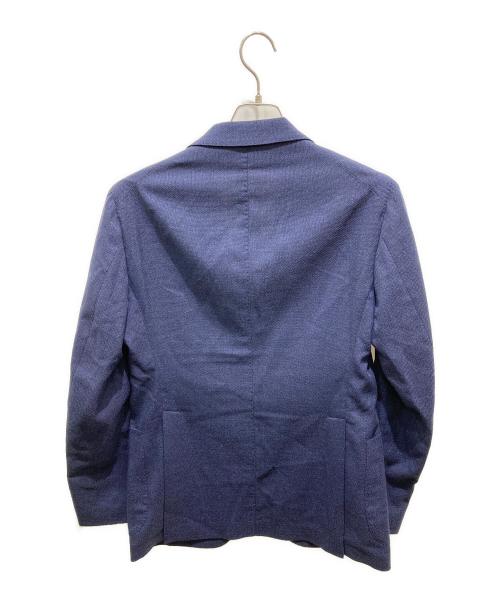 TAGLIATORE（タリアトーレ）TAGLIATORE (タリアトーレ) SUPER110'sストレッチウールホップサック2Bジャケット ネイビー サイズ:46の古着・服飾アイテム
