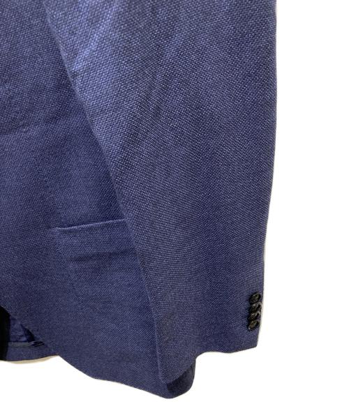 TAGLIATORE（タリアトーレ）TAGLIATORE (タリアトーレ) SUPER110'sストレッチウールホップサック2Bジャケット ネイビー サイズ:46の古着・服飾アイテム