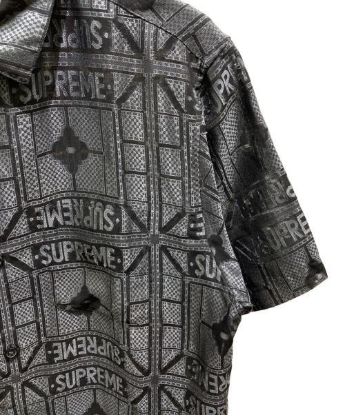 SUPREME（シュプリーム）SUPREME (シュプリーム) Tray Jacquard S/S Shirt グレー サイズ:Lの古着・服飾アイテム