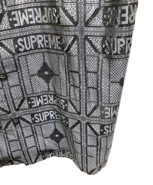 SUPREME（シュプリーム）SUPREME (シュプリーム) Tray Jacquard S/S Shirt グレー サイズ:Lの古着・服飾アイテム