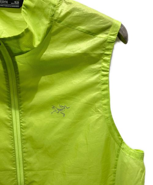 ARC'TERYX（アークテリクス）ARC'TERYX (アークテリクス) NORVAN WINDSHELL VEST 黄緑 サイズ:Mの古着・服飾アイテム