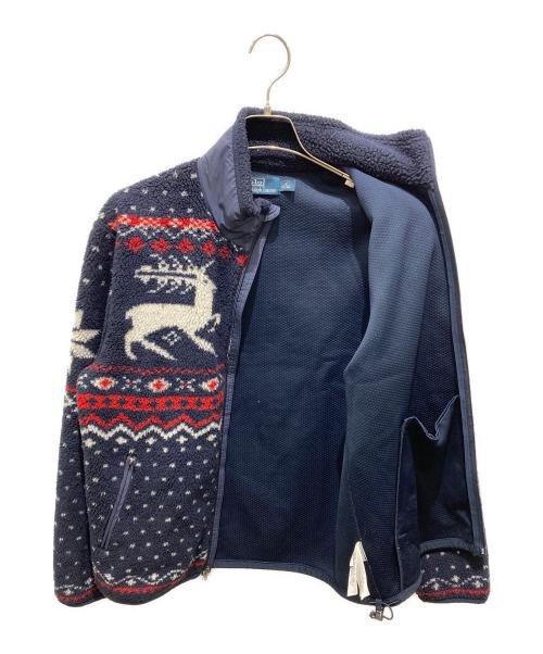 POLO RALPH LAUREN（ポロ・ラルフローレン）POLO RALPH LAUREN (ポロ・ラルフローレン) ノルディックボアジャケット ネイビー サイズ:Mの古着・服飾アイテム