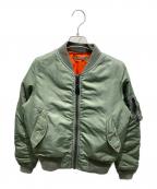 AVIREXアヴィレックス）の古着「MA-1ジャケット」｜オリーブ