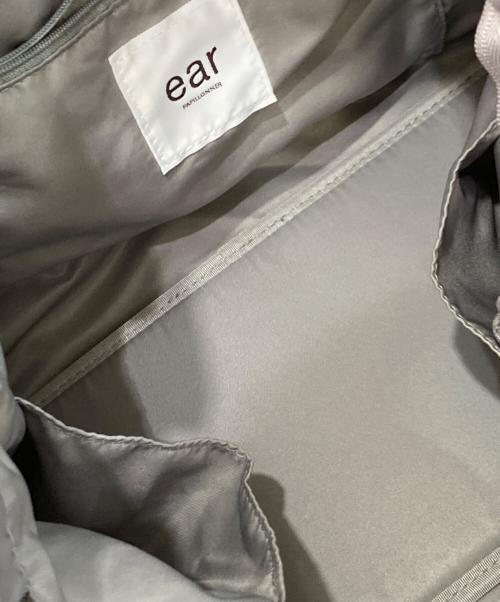 ear PAPILLONNER（イアパピヨネ）ear PAPILLONNER (イアパピヨネ) 樹脂パーツ2WAYトートバッグ グレーの古着・服飾アイテム