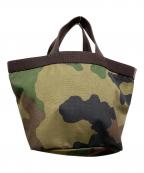 Herve Chapelierエルベシャプリエ）の古着「舟形トートバッグ」｜カーキ