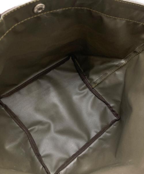 Herve Chapelier（エルベシャプリエ）Herve Chapelier (エルベシャプリエ) 舟形トートバッグ カーキの古着・服飾アイテム