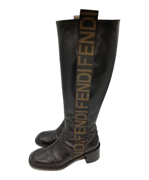 FENDI（フェンディ）FENDI (フェンディ) ロングブーツ ブラック サイズ:36の古着・服飾アイテム