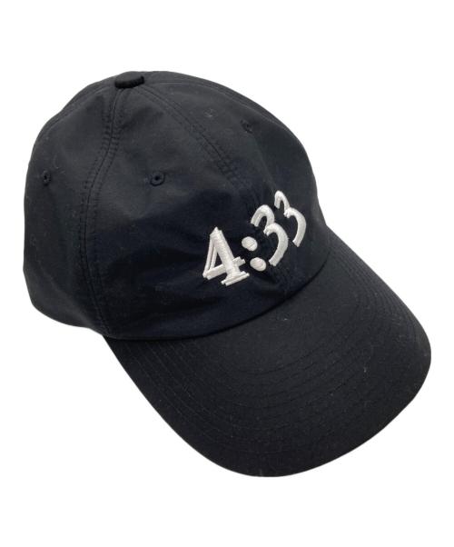 GARBAGE（ガーベッジ）garbage (ガーベッジ) SOFT BRIM 6PANEL CAP 4:33 ブラックの古着・服飾アイテム