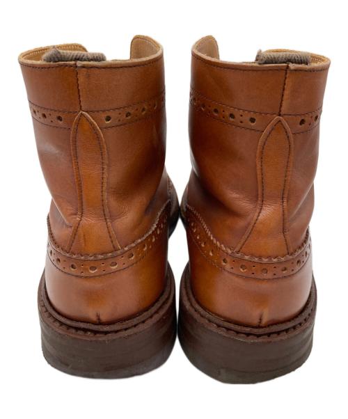 Tricker's（トリッカーズ）Tricker's (トリッカーズ) ウィングチップブーツ ブラウン サイズ:記載なしの為実寸参照の古着・服飾アイテム