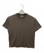 UNIVERSAL PRODUCTS.ユニバーサルプロダクツ）の古着「WOOL SS T-SHIRT」｜ブラウン