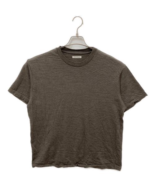 UNIVERSAL PRODUCTS.（ユニバーサルプロダクツ）UNIVERSAL PRODUCTS. (ユニバーサルプロダクツ) WOOL SS T-SHIRT ブラウン サイズ:3の古着・服飾アイテム