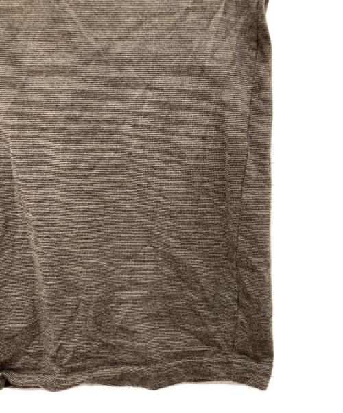 UNIVERSAL PRODUCTS.（ユニバーサルプロダクツ）UNIVERSAL PRODUCTS. (ユニバーサルプロダクツ) WOOL SS T-SHIRT ブラウン サイズ:3の古着・服飾アイテム