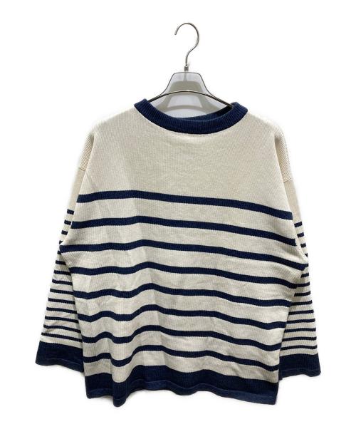 Pilgrim Surf+Supply（ピルグリム サーフサプライ）Pilgrim Surf+Supply (ピルグリム サーフサプライ) Forest Stripe Knit アイボリー サイズ:XLの古着・服飾アイテム