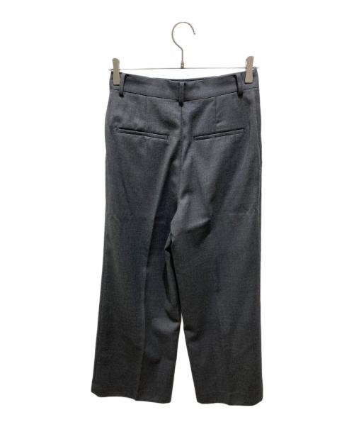 edition（エディション）edition (エディション) ERMENEGILDO ZEGNA (エルメネジルド・ゼニア) ウールホップサックワイドパンツ グレー サイズ:36の古着・服飾アイテム