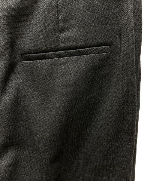 edition（エディション）edition (エディション) ERMENEGILDO ZEGNA (エルメネジルド・ゼニア) ウールホップサックワイドパンツ グレー サイズ:36の古着・服飾アイテム