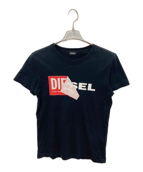 DIESEL（ディーゼル）DIESEL (ディーゼル) プリントTシャツ ブラック サイズ:XSの古着・服飾アイテム