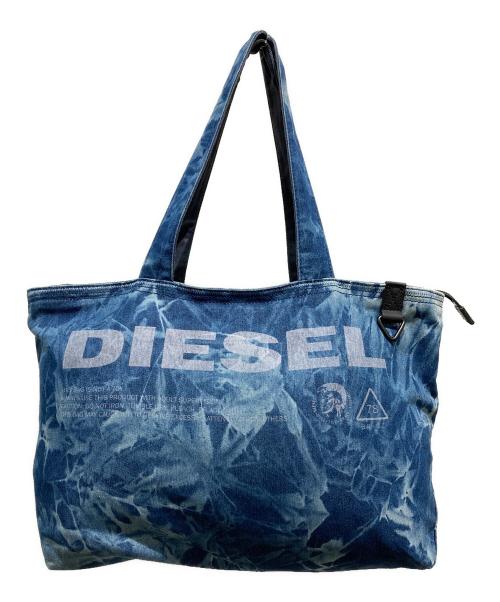 DIESEL（ディーゼル）DIESEL (ディーゼル) ハンドバッグ ブルーの古着・服飾アイテム