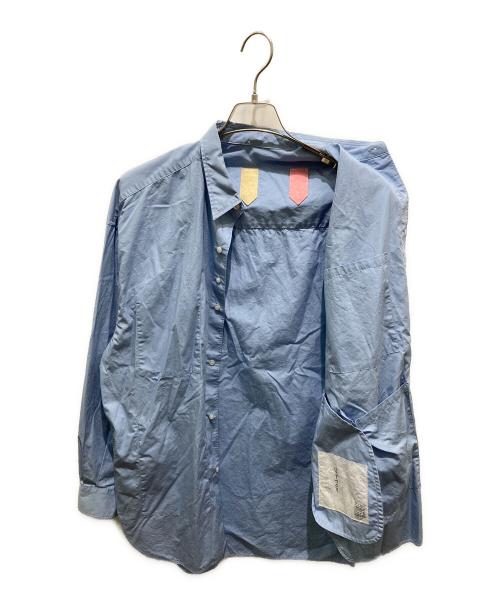 ハラダマニア（ハラダマニア）ハラダマニア (ハラダマニア) 長袖シャツ ブルー サイズ:Lの古着・服飾アイテム