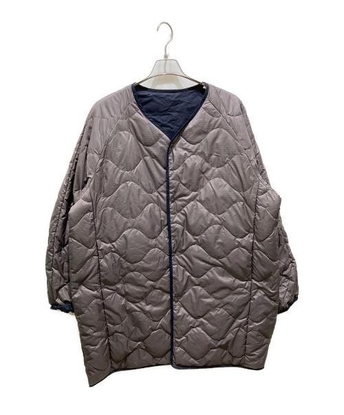 nanamica（ナナミカ）nanamica (ナナミカ) Reversible Down Coat グレー サイズ:Lの古着・服飾アイテム