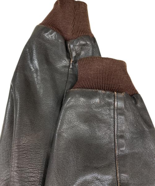 L.L.Bean（エルエルビーン）L.L.Bean (エルエルビーン) A-2タイプ フライト レザージャケット ブラウン サイズ:42TALLの古着・服飾アイテム