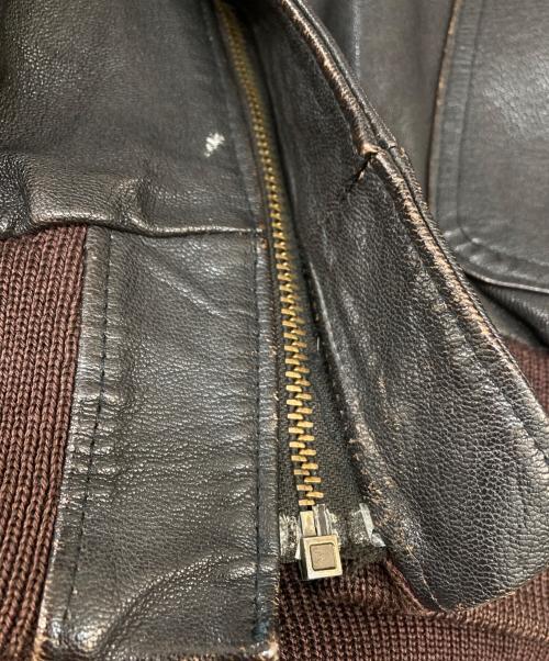 L.L.Bean（エルエルビーン）L.L.Bean (エルエルビーン) A-2タイプ フライト レザージャケット ブラウン サイズ:42TALLの古着・服飾アイテム