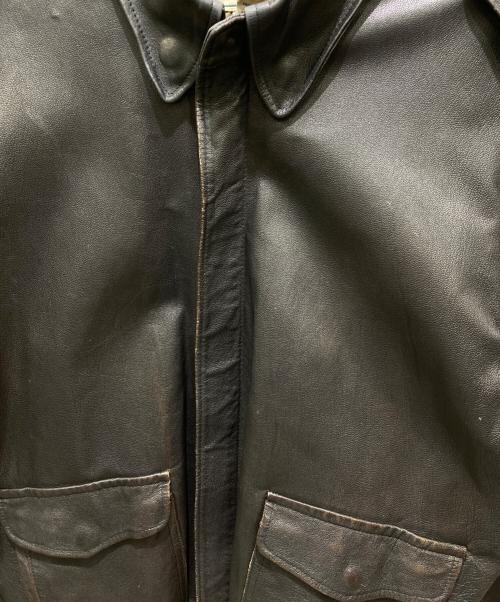 L.L.Bean（エルエルビーン）L.L.Bean (エルエルビーン) A-2タイプ フライト レザージャケット ブラウン サイズ:42TALLの古着・服飾アイテム