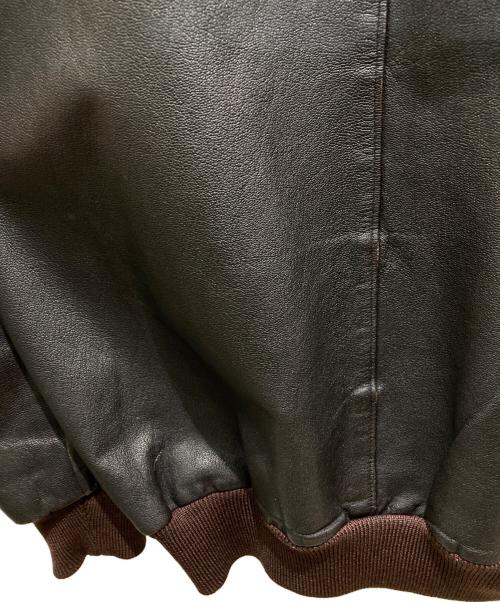 L.L.Bean（エルエルビーン）L.L.Bean (エルエルビーン) A-2タイプ フライト レザージャケット ブラウン サイズ:42TALLの古着・服飾アイテム