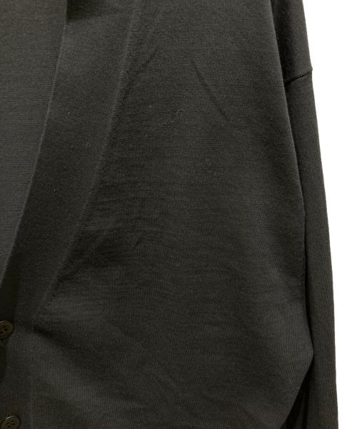 ATON（エイトン）ATON (エイトン) FRESCA KNIT | オーバーサイズカーディガン ブラック サイズ:6の古着・服飾アイテム