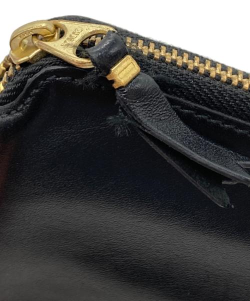 COMME des GARCONS（コムデギャルソン）COMME des GARCONS (コムデギャルソン) ラウンドファスナー財布 ブラックの古着・服飾アイテム