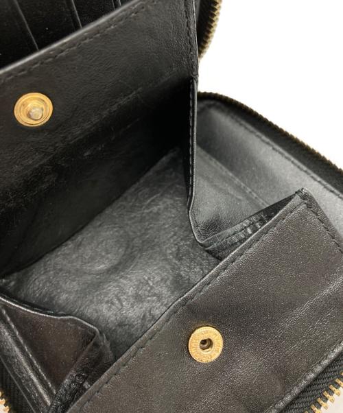 COMME des GARCONS（コムデギャルソン）COMME des GARCONS (コムデギャルソン) ラウンドファスナー財布 ブラックの古着・服飾アイテム