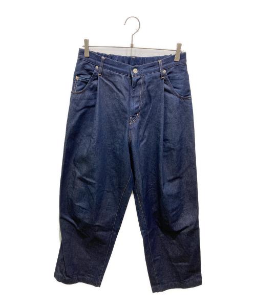 NEON SIGN（ネオンサイン）NEON SIGN (ネオンサイン) Wide denim slacks “Rigid” サイズ:46の古着・服飾アイテム