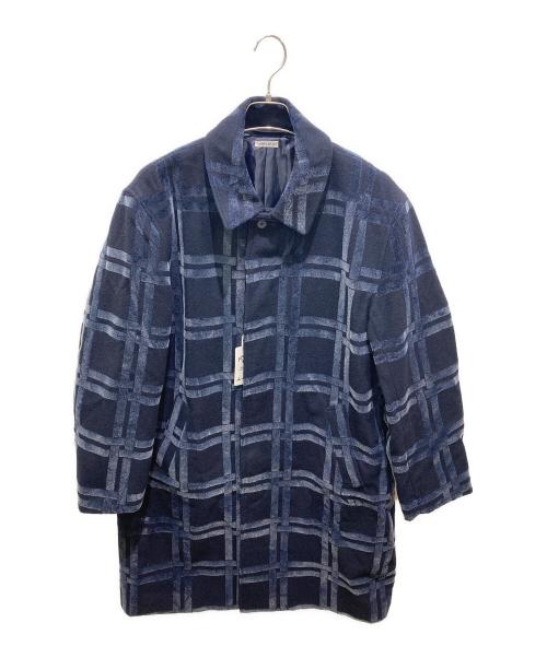 BLUE BLUE（ブルーブルー）BLUE BLUE (ブルーブルー) フトコウシフロッキーメルトンコート ネイビー サイズ:3の古着・服飾アイテム