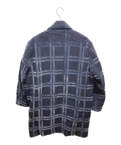 BLUE BLUE（ブルーブルー）BLUE BLUE (ブルーブルー) フトコウシフロッキーメルトンコート ネイビー サイズ:3の古着・服飾アイテム