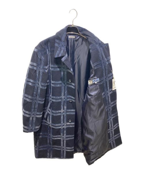 BLUE BLUE（ブルーブルー）BLUE BLUE (ブルーブルー) フトコウシフロッキーメルトンコート ネイビー サイズ:3の古着・服飾アイテム