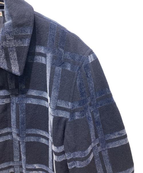 BLUE BLUE（ブルーブルー）BLUE BLUE (ブルーブルー) フトコウシフロッキーメルトンコート ネイビー サイズ:3の古着・服飾アイテム