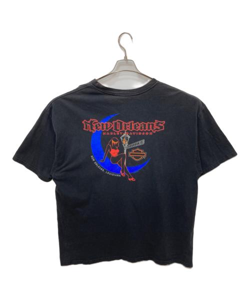 HARLEY-DAVIDSON（ハーレーダビッドソン）HARLEY-DAVIDSON (ハーレーダビッドソン) 半袖Tシャツ ブラック サイズ:2XLの古着・服飾アイテム