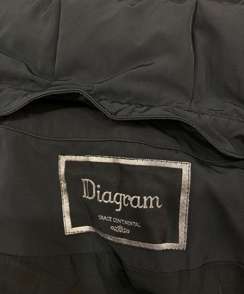 Diagram（ダイアグラム）Diagram (ダイアグラム) ダウンコート ブラック サイズ:36の古着・服飾アイテム